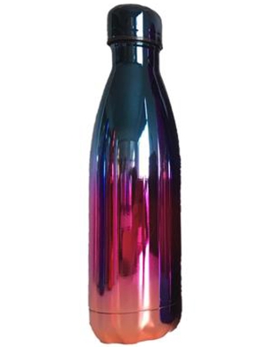Therma Bottle 500ml Mirrored - Royal Blue/Cerise